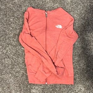 North face full zip up jacket